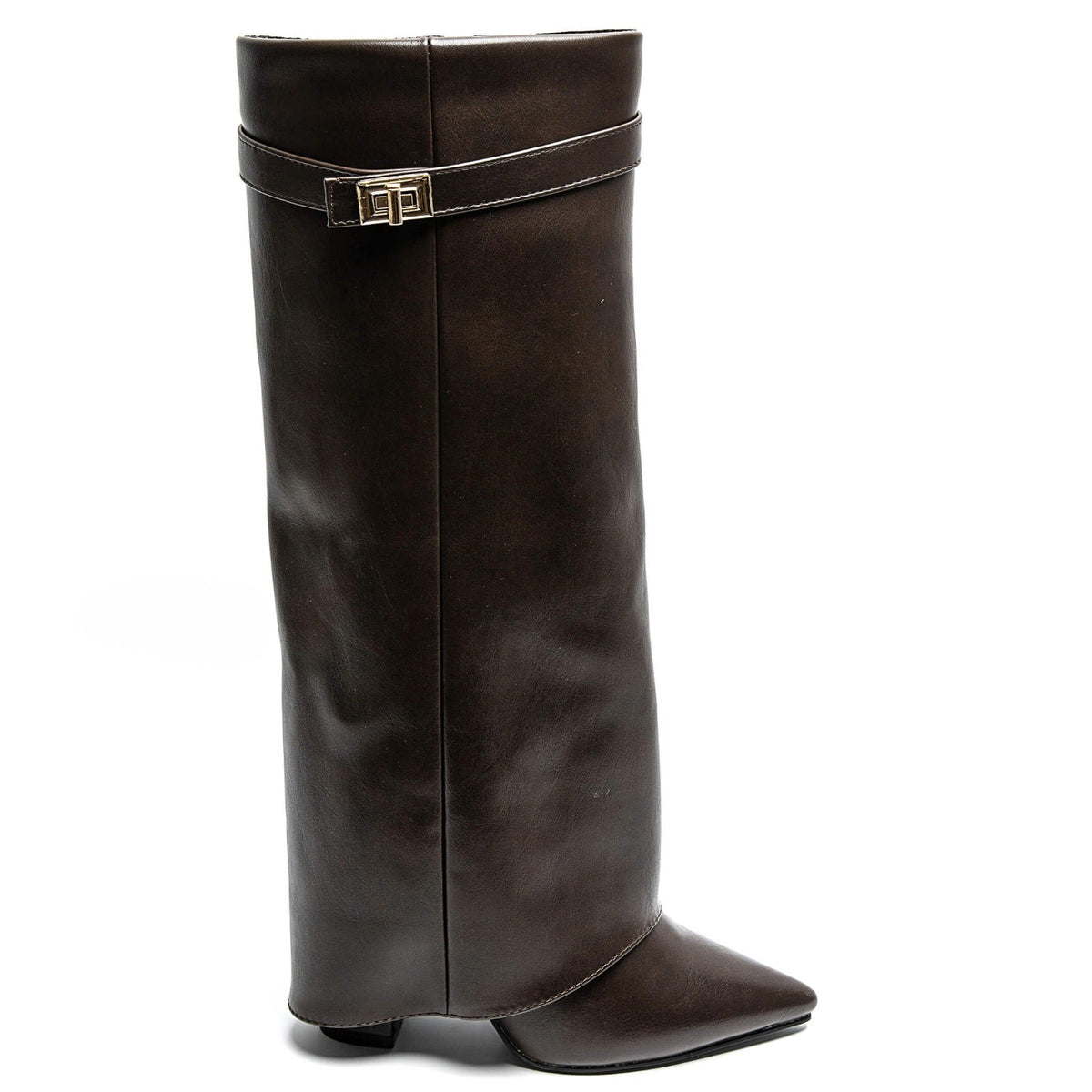 Penny | Women's Elegant PU Leather Block Heel Boots