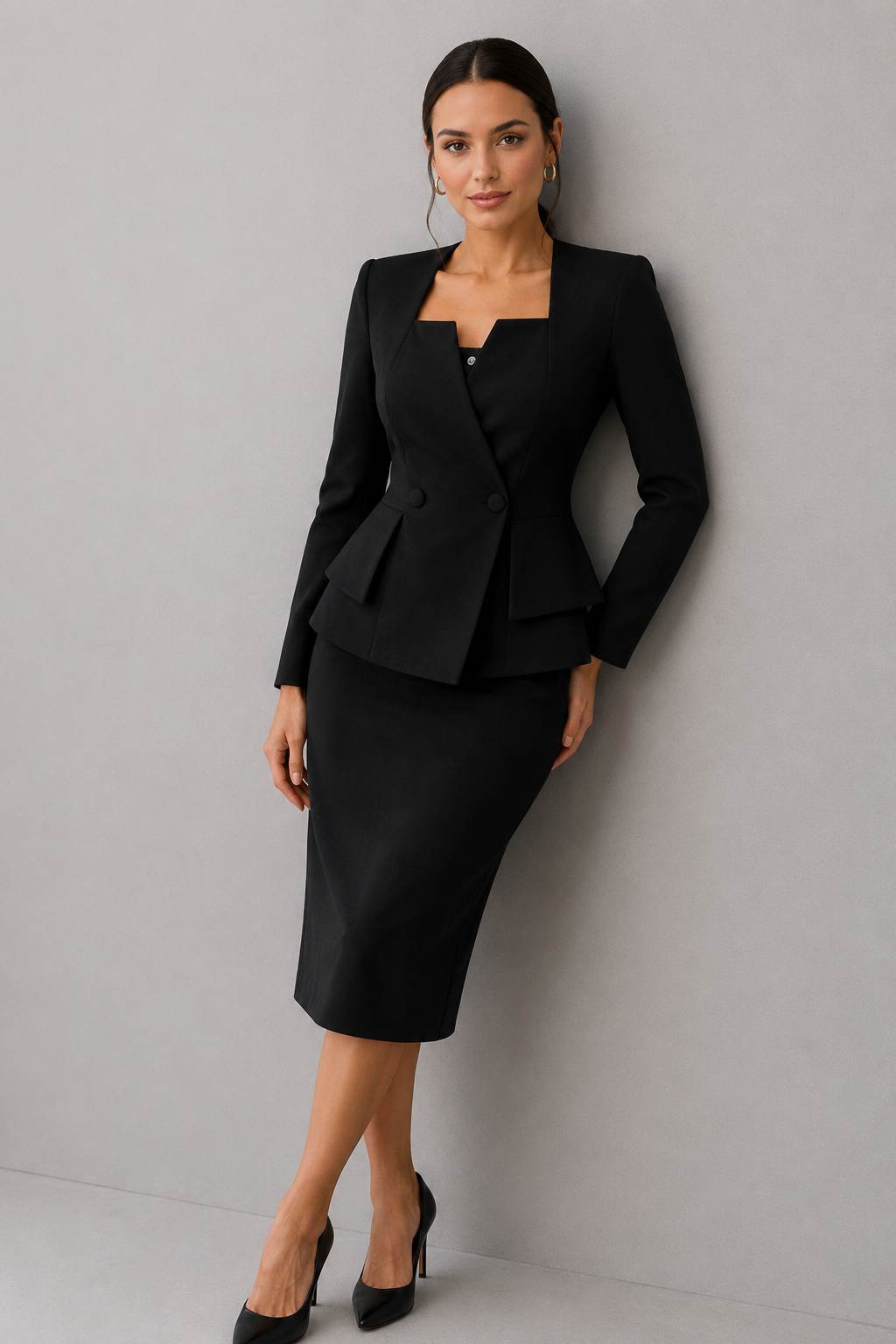 Lily | Women's Chic Two-Piece Jacket and Skirt Set