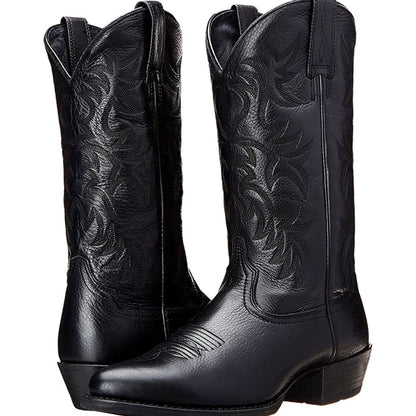 Thea | Women's Embroidered Western Cowboy Mid-Calf Boots