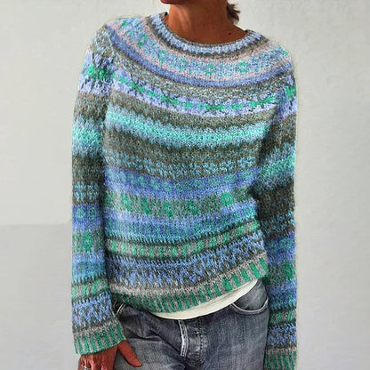 Millie | Women's Cosy Fair Isle Knit Pullover Jumper for Winter