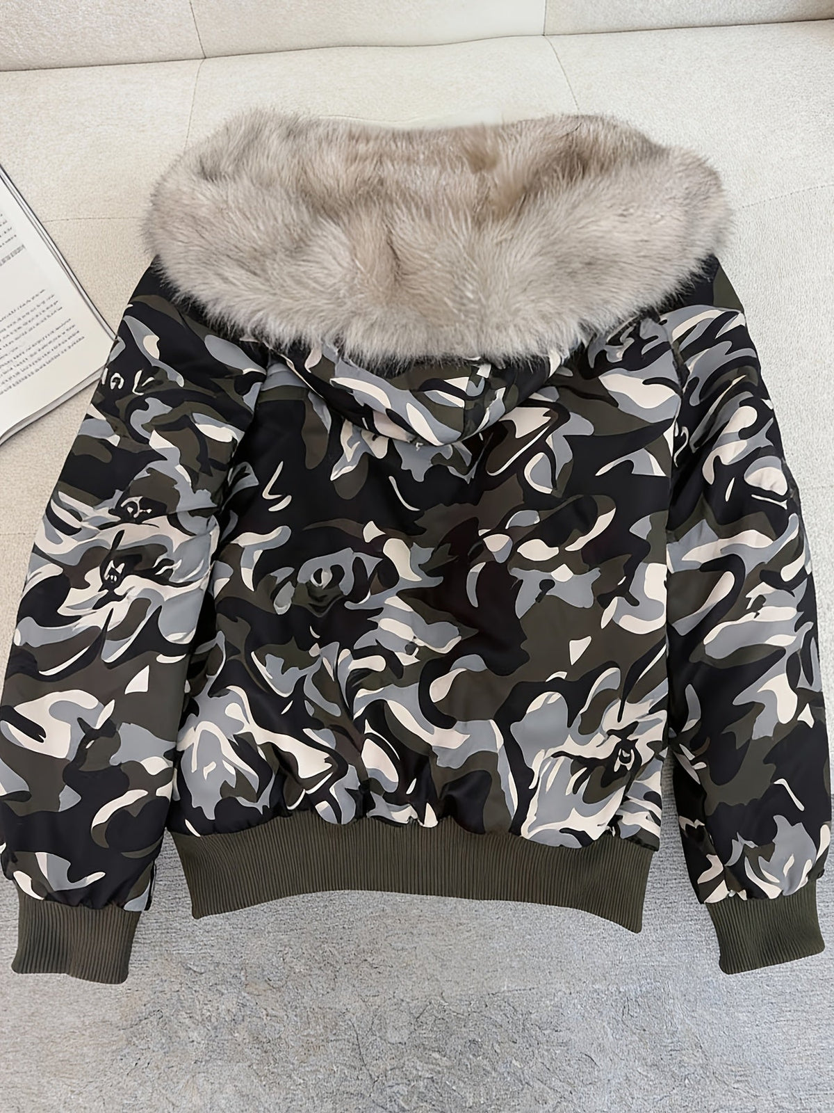 Verity | Women's Chic Faux Fur Bomber Jacket