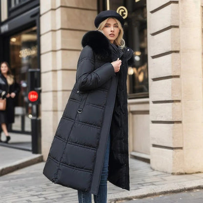 Ava | Women's Luxurious Faux Fur Puffer Coat for Winter