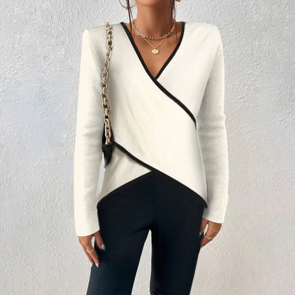 Harriet | Women's Soft Fine-Knit V-Neck Jumper for Winter