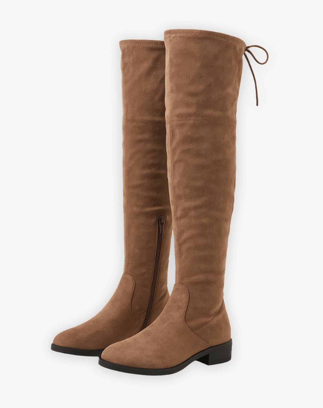Wendy | Women's Flat Suede Over-the-Knee Boots