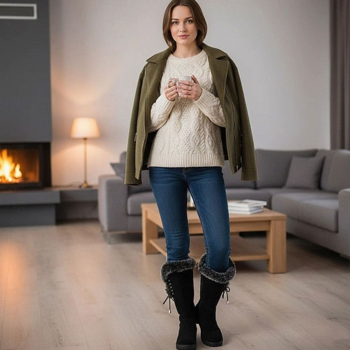 Sophia | Women's Knee-High Snow Boots