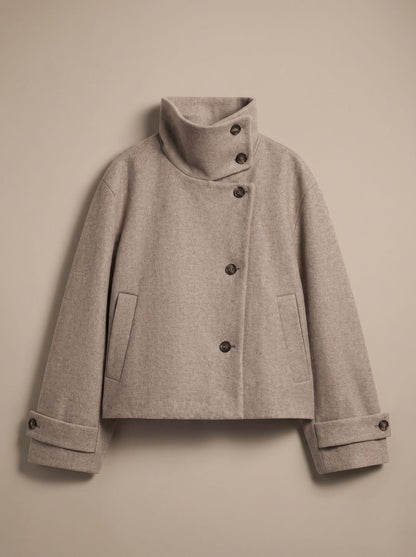 Florence | Women's Wool-Blend Short Coat for Winter