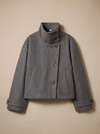 Florence | Women's Wool-Blend Short Coat for Winter
