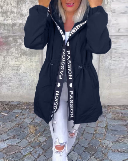 Esme | Women's Mid-Length Relaxed-Fit Hooded Coat for Winter