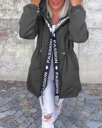 Esme | Women's Mid-Length Relaxed-Fit Hooded Coat for Winter