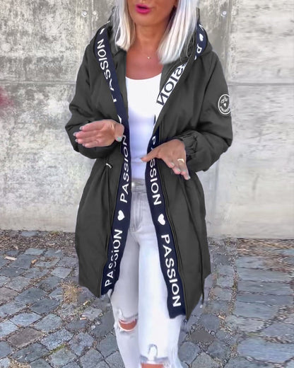 Esme | Women's Mid-Length Relaxed-Fit Hooded Coat for Winter