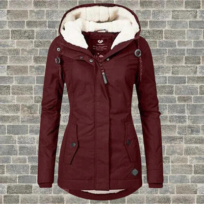 Olivia | Women's Warm Hooded Winter Jacket for Cold Weather Days