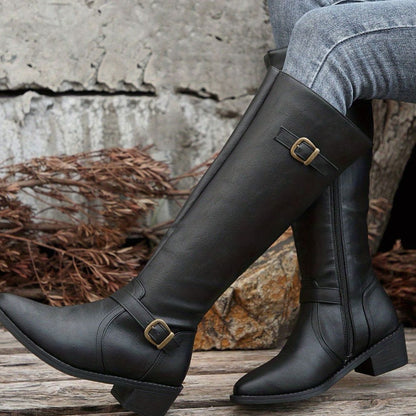 Zara | Women's Knee-High Riding Boots