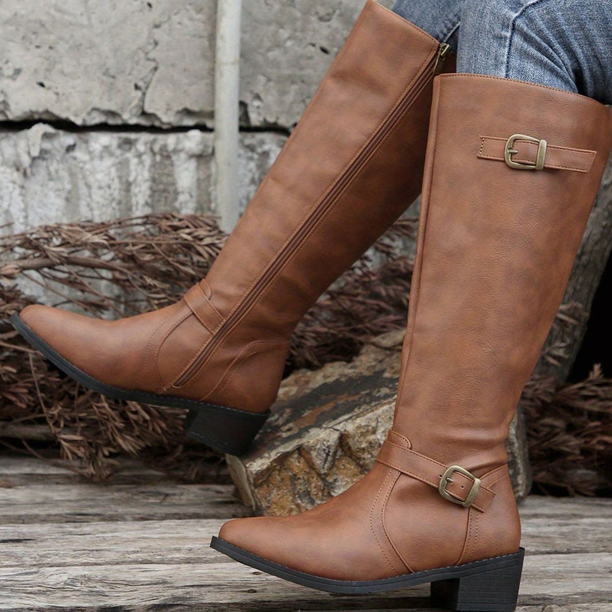 Zara | Women's Knee-High Riding Boots