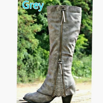 Edith | Women's Knee-High Block-Heel Boots