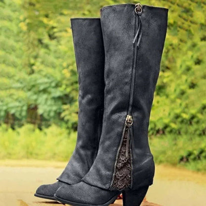 Edith | Women's Knee-High Block-Heel Boots