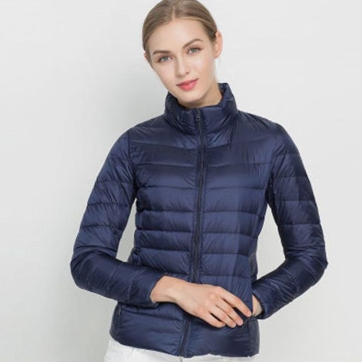 Isla | Women's Lightweight Slim-Fit Winter Puffer Coat with Stand Collar