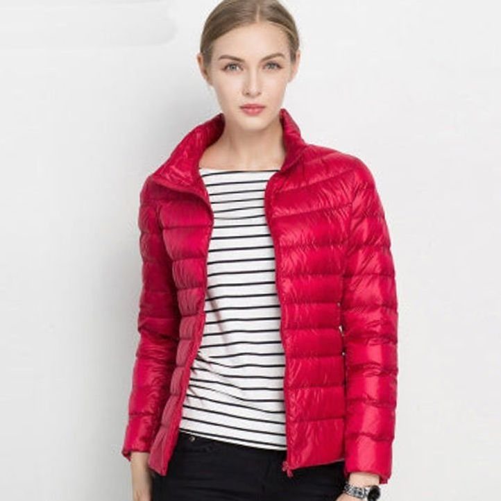 Isla | Women's Lightweight Slim-Fit Winter Puffer Coat with Stand Collar