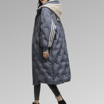 Yasmin | Women's Longline Padded Jacket for Winter