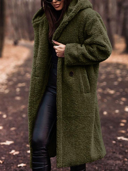 Nancy | Women's Cosy Long Teddy Coat for Winter