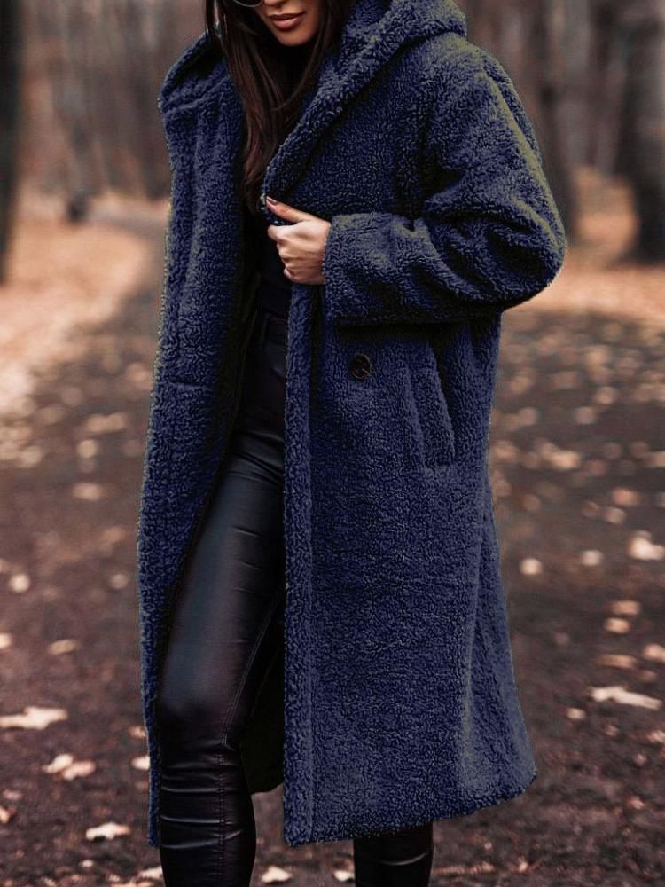 Nancy | Women's Cosy Long Teddy Coat for Winter