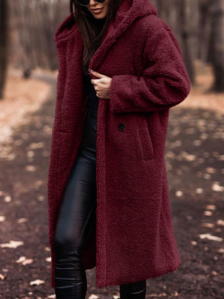Nancy | Women's Cosy Long Teddy Coat for Winter