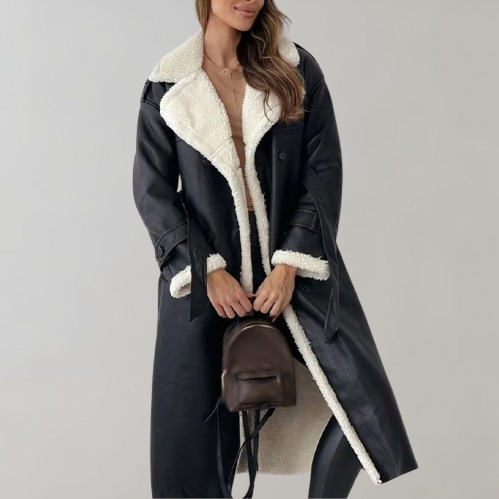 Zara | Women's Long Plush Teddy Fleece Winter Coat