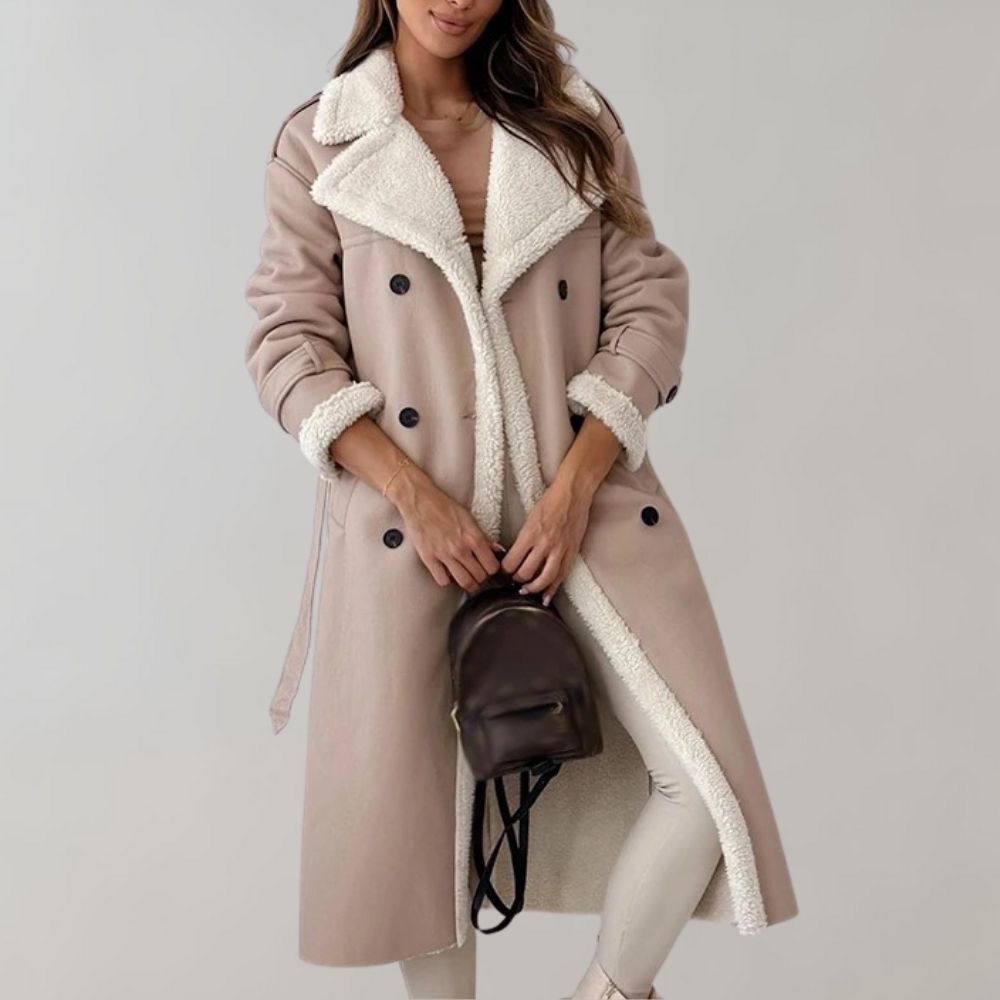 Zara | Women's Long Plush Teddy Fleece Winter Coat