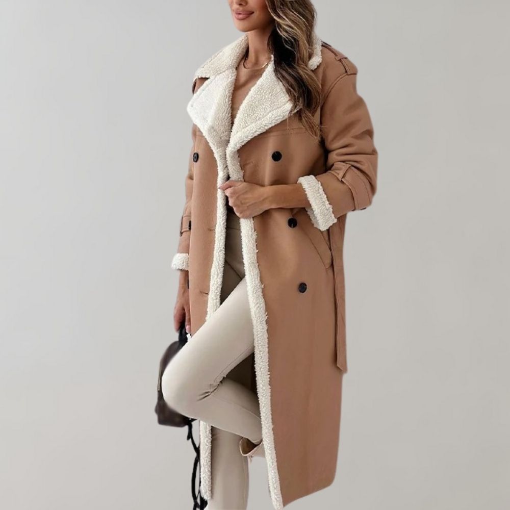 Zara | Women's Long Plush Teddy Fleece Winter Coat