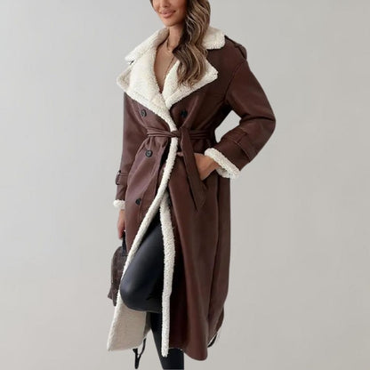 Zara | Women's Long Plush Teddy Fleece Winter Coat