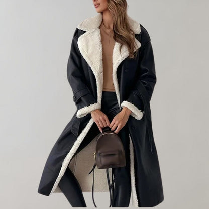 Zara | Women's Long Plush Teddy Fleece Winter Coat