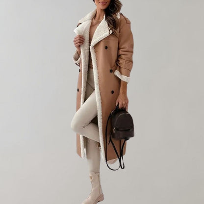 Zara | Women's Long Plush Teddy Fleece Winter Coat