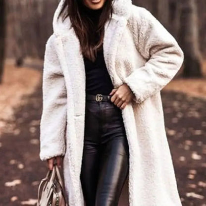 Gemma | Women's Longline Hooded Faux Fur Winter Coat