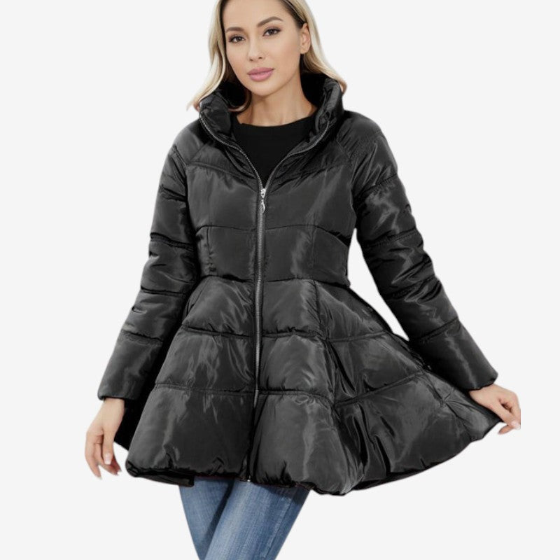 Una | Women's Mid-Length Puffer Jacket for Winter