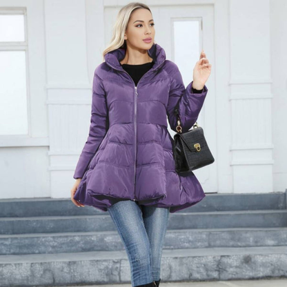 Una | Women's Mid-Length Puffer Jacket for Winter