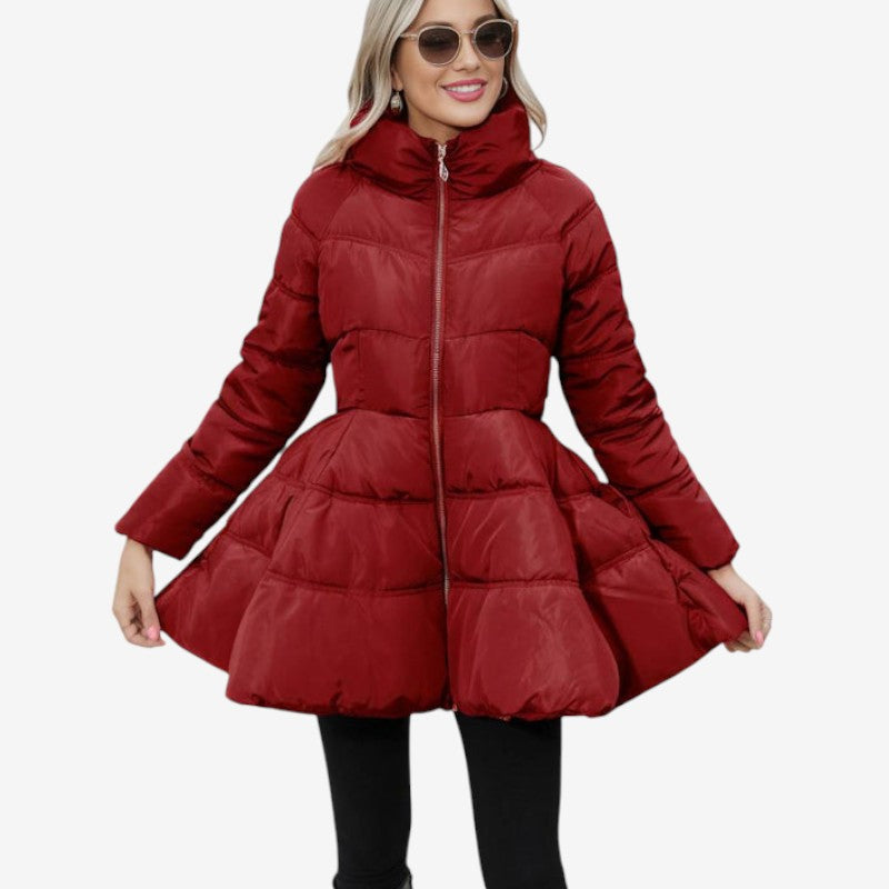 Una | Women's Mid-Length Puffer Jacket for Winter