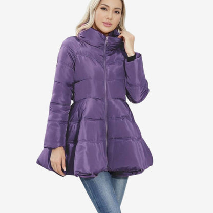 Una | Women's Mid-Length Puffer Jacket for Winter