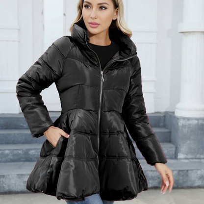 Una | Women's Mid-Length Puffer Jacket for Winter