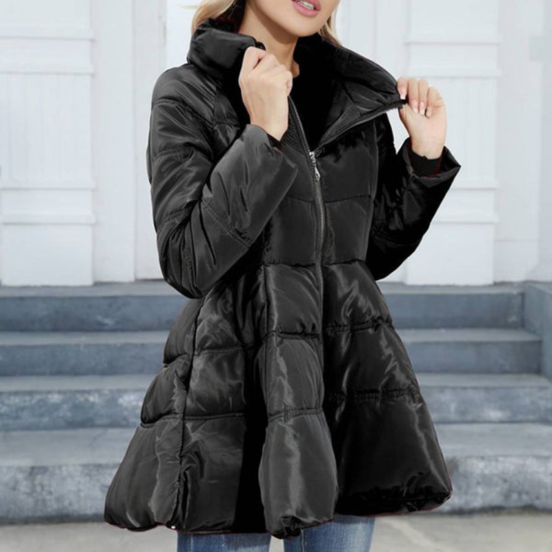 Una | Women's Mid-Length Puffer Jacket for Winter