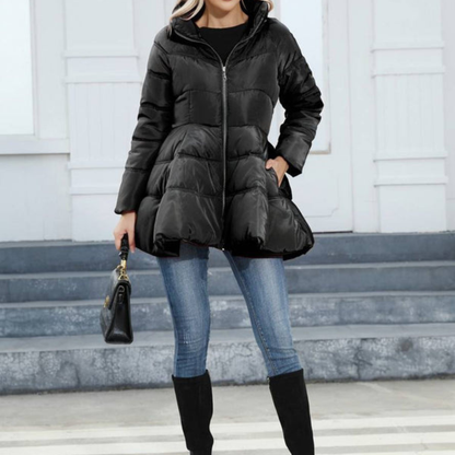Una | Women's Mid-Length Puffer Jacket for Winter