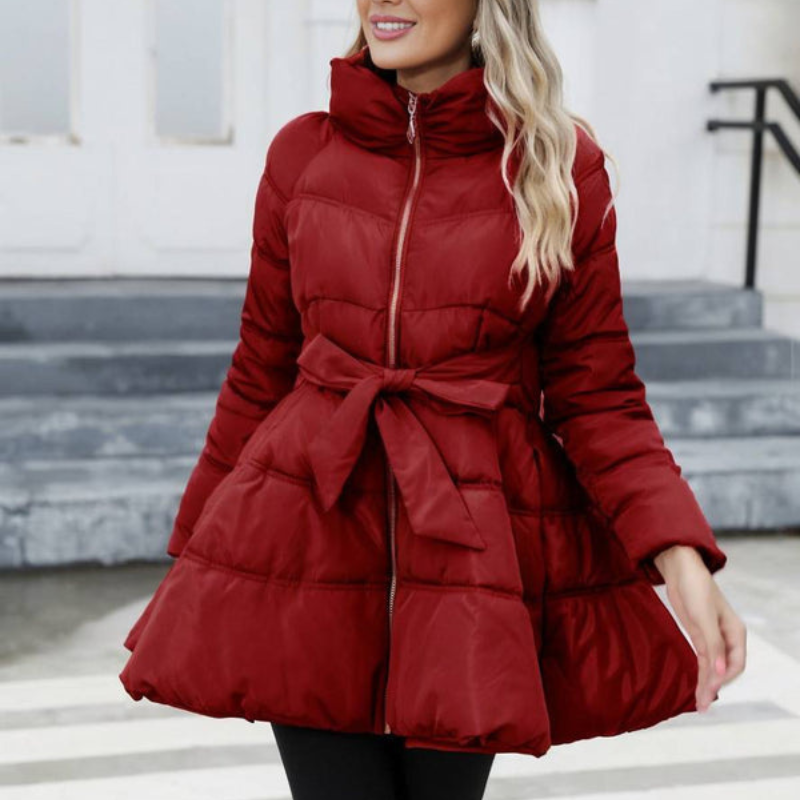Una | Women's Mid-Length Puffer Jacket for Winter