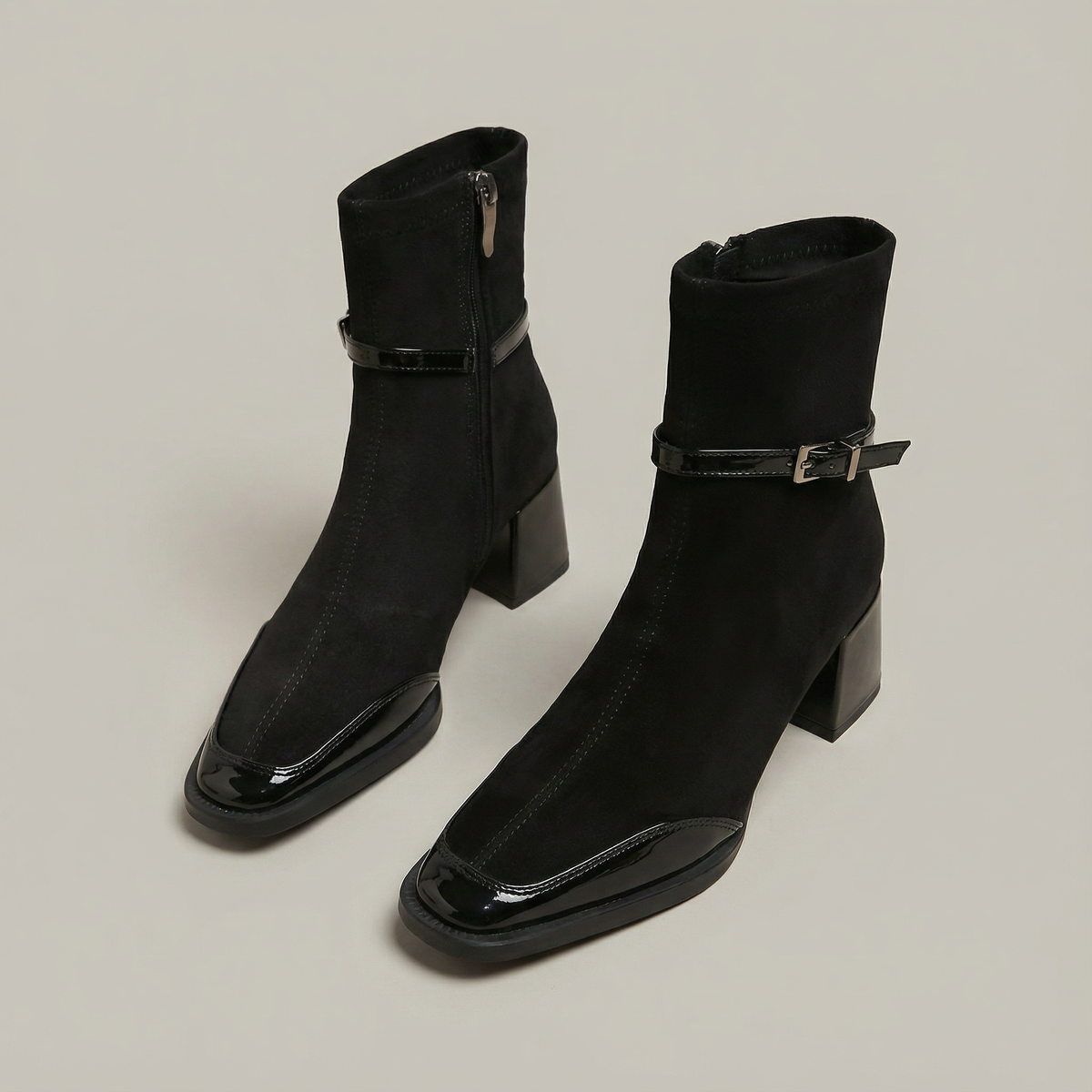 Edie | Women's Comfort Orthopedic Square-Toe Ankle Boots