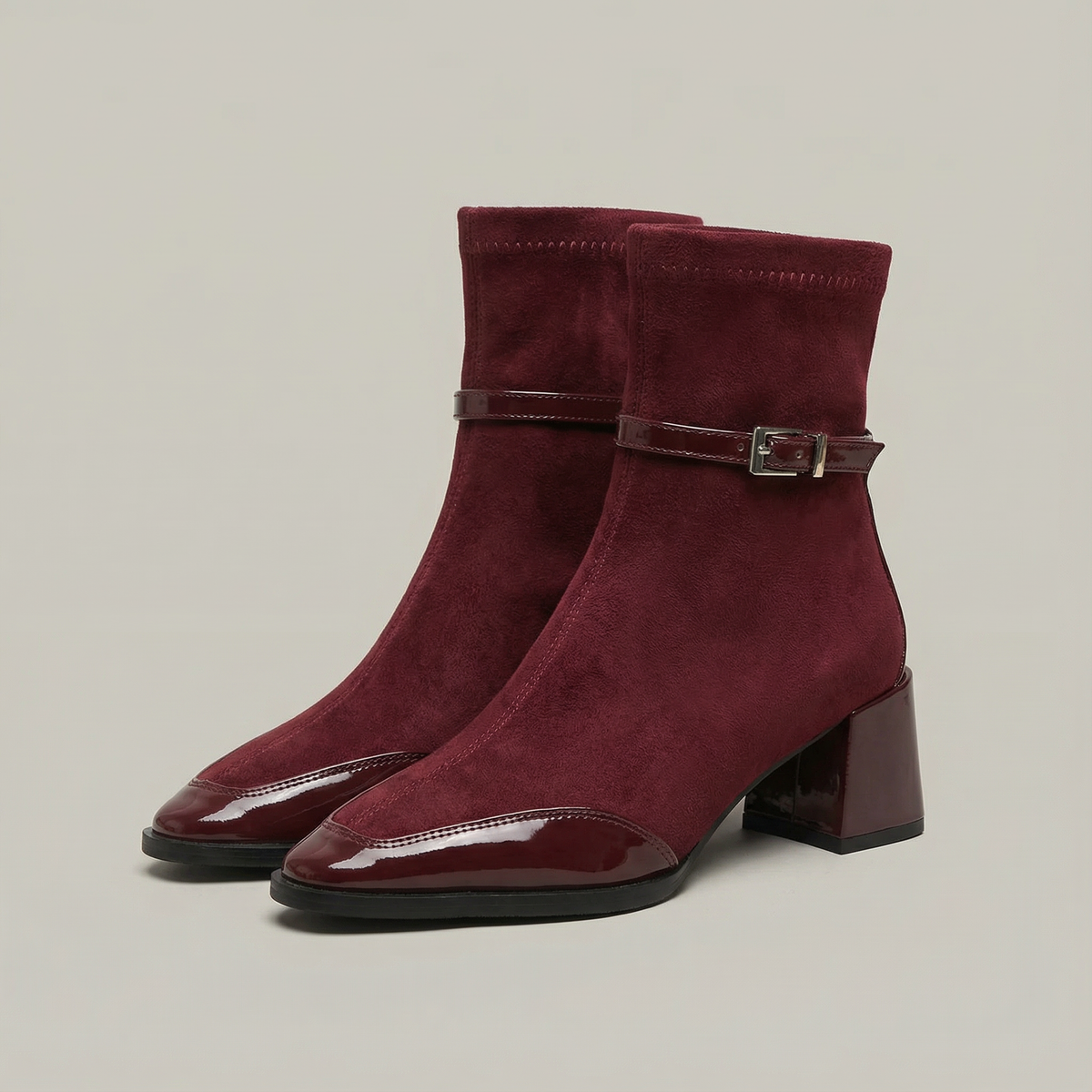 Edie | Women's Comfort Orthopedic Square-Toe Ankle Boots