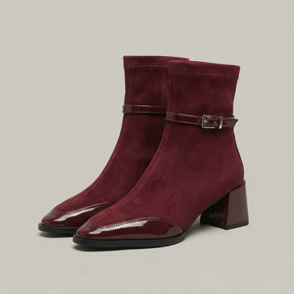 Edie | Women's Comfort Orthopedic Square-Toe Ankle Boots