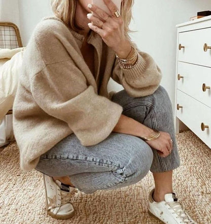Hattie | Women's Oversized Button-Up Knit Cardigan for Winter
