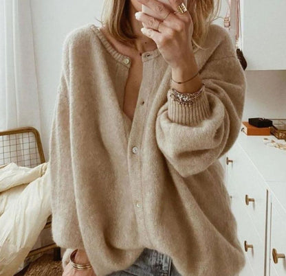Hattie | Women's Oversized Button-Up Knit Cardigan for Winter