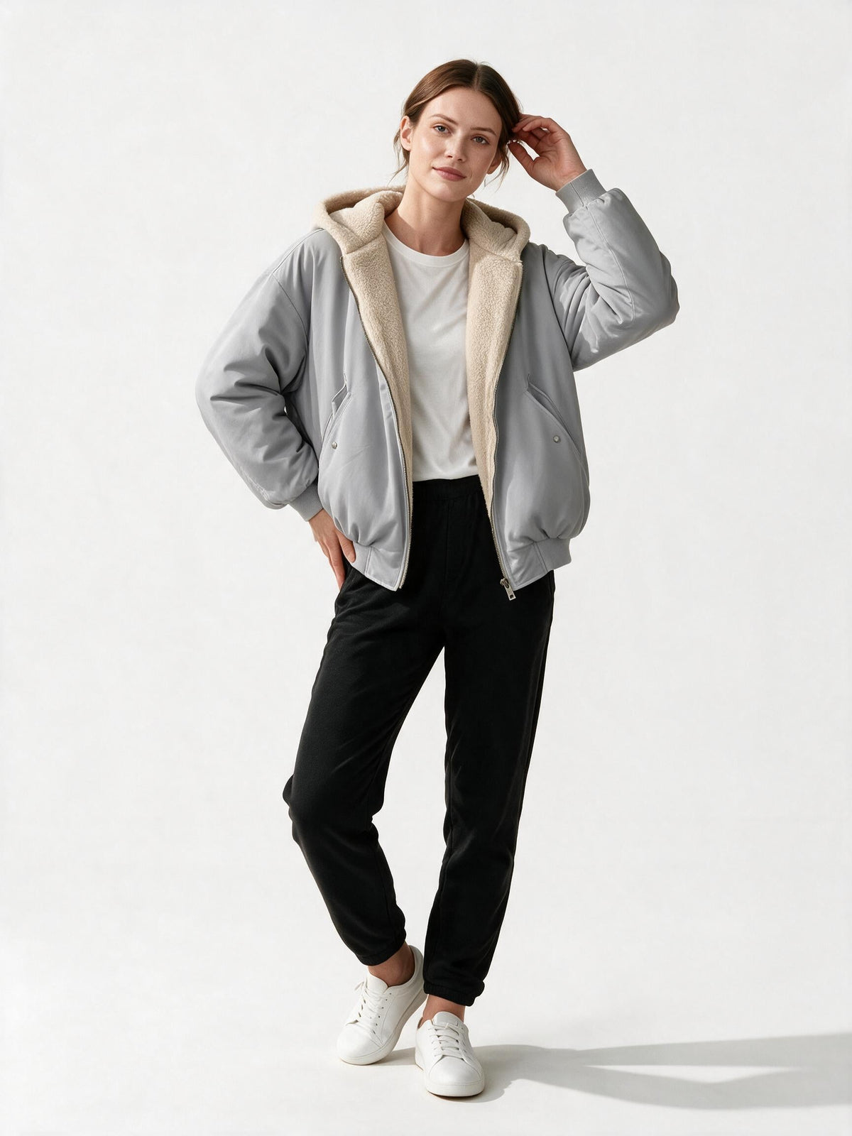 Ivy | Women's Oversized Hooded Winter Jacket