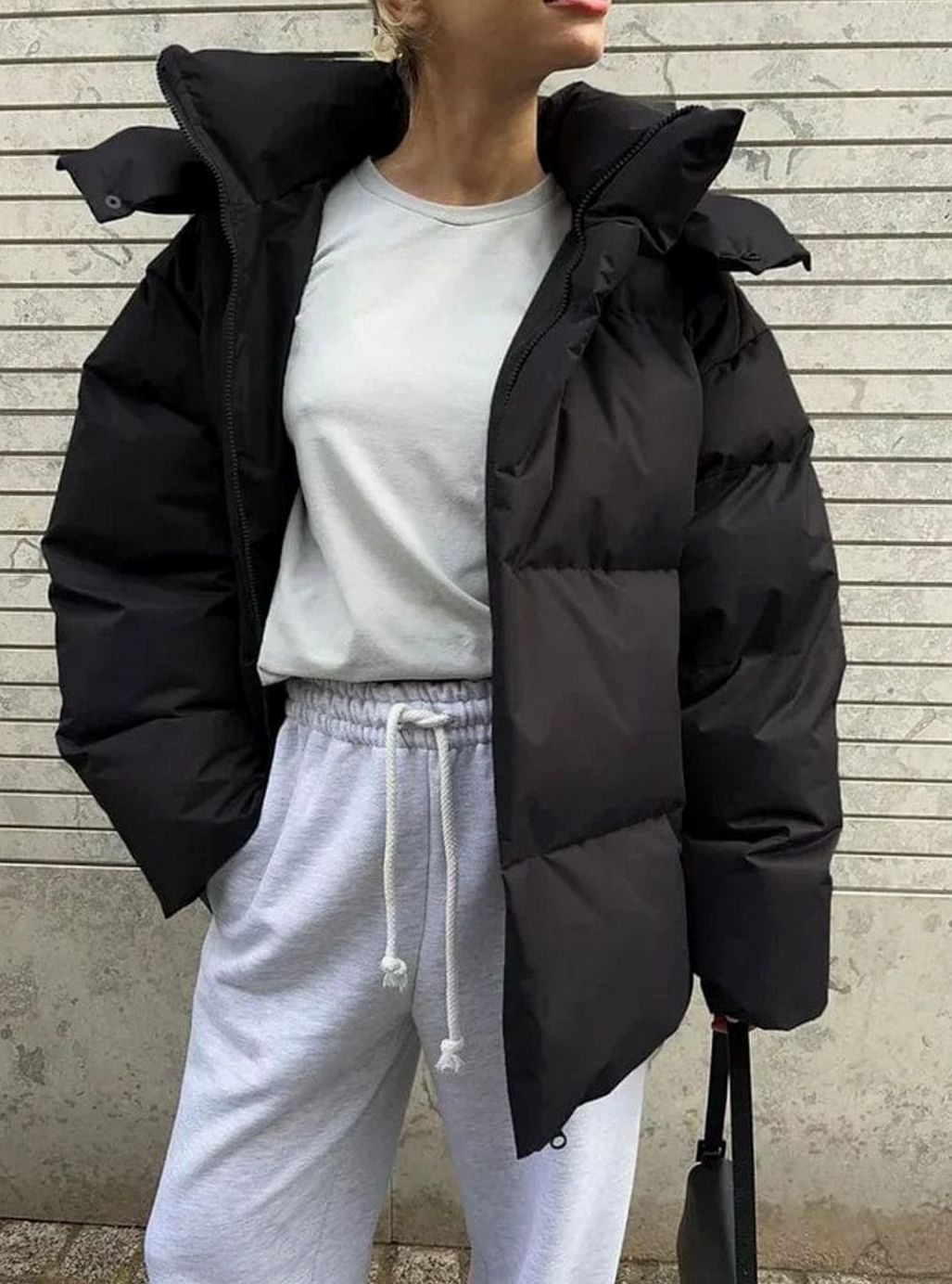 Verity | Women's Oversized Hooded Quilted Puffer Jacket for Winter