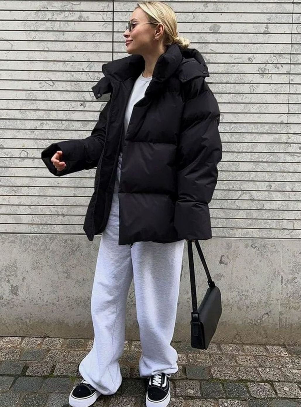 Verity | Women's Oversized Hooded Quilted Puffer Jacket for Winter