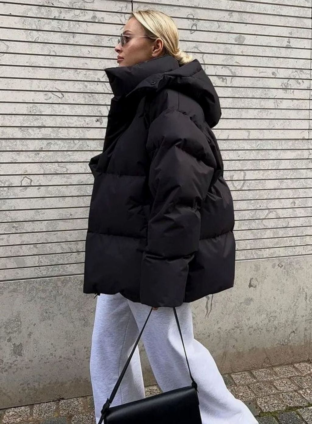 Verity | Women's Oversized Hooded Quilted Puffer Jacket for Winter