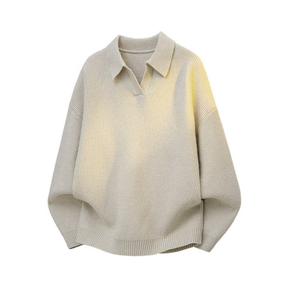 Layla | Women's Relaxed Oversized Knit Polo Jumper